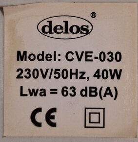 Prodám stolní i nástěnný ventilátor Delos CVE-030 - 4