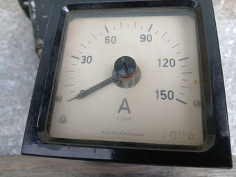 \ěřicí přístroje - voltmetr SIEMENS a ampérmetr METRA BLANS - 4