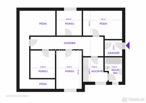 Prodej družstevního bytu 3+1 (76 m²), ul. Ruská, Ostrava- Ví - 4