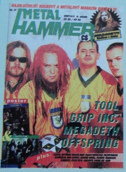 Sháním chybějící čísla časopisu METAL HAMMER CS - 4
