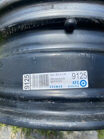 Disk 6.5 J x 16H2 ET 60 Mercedes - 4