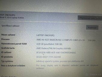 Asus X540BA-DM629T - 4