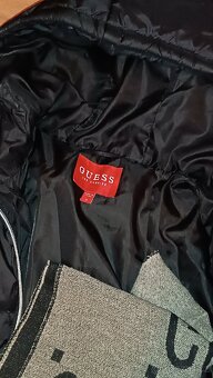 Černý dlouhý kabát Guess, vel S/36 - 4