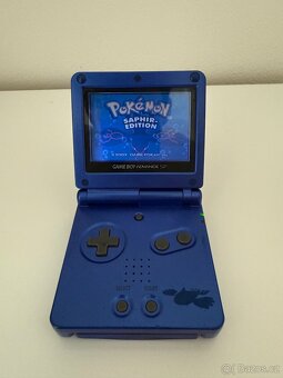Nintendo Gameboy Sp kyogre + Original Pokemon Saphire - 4