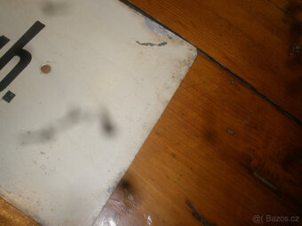 Dráha,železnice-stará cedule - 4