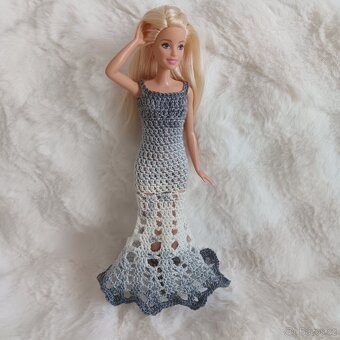 dlouhé šaty pro panenku - 4