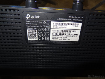 WiFi 802.11b/g/n/AC router TP-Link Archer C6 V3.2 2.4GHz 5GH - 4