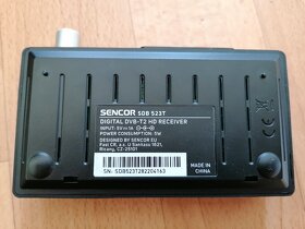 Set-top-box Sencor SDB 523T DIGITAL DVB-T2 HD za 298 Kč - 4