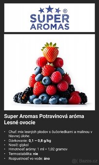Potravinárska aróma Mix lesného ovocia - 4