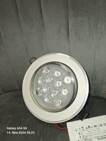 2ks Vestavna svitidla, bodovky, LED, COB 12W - 4