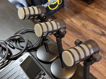 Rode Caster PRO II + 3x Rode PodMic + 3x XLR AdamHall 3x DS1 - 4