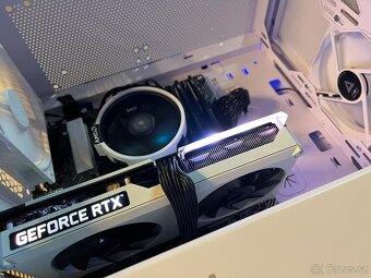 Herní PC White: Ryzen 5 5500 / RTX 3060TI/ 16gb RAM/ Záruka - 4