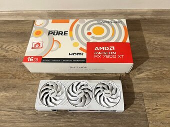 Grafická karta SAPPHIRE PURE Radeon RX 7800 XT GAMING 16GB - 4