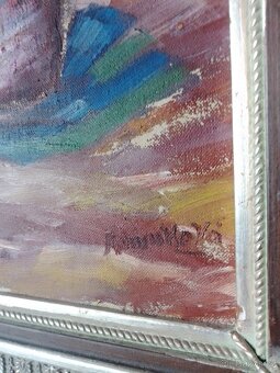 Adámek Jaromír Květinové zátiší olej/deska - 4