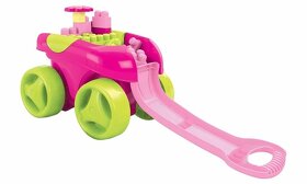 Vozík na stavebnici s autem Mega Bloks - 4