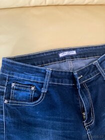 Modré jeans zn. Miss Natalie - vel. 30 - 4