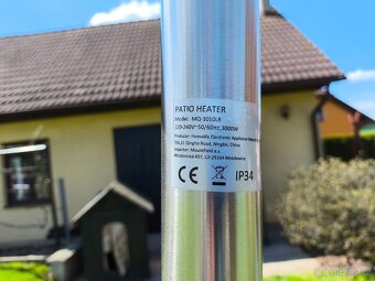 Infračervený sálavý ohřívač na teresu - 4