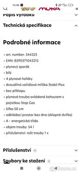 Plynový sporák Mora PS100mw - 4