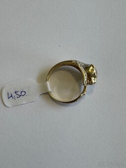 Zlatý prsten 14k 585/1000 - 4