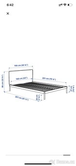 Predám posteľ KLEPPSTAD z IKEA + 2 matrace - 4