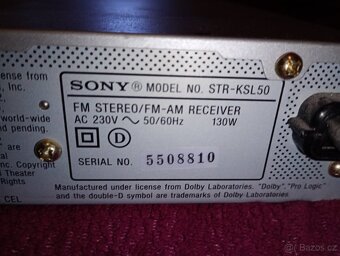 receiver Sony STR-KSL50 - 4