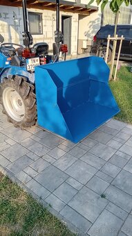 Transportní box manuálne sklápateľný za malotraktor - 4