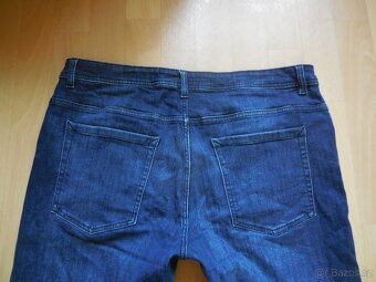 pánské Takko tm.modré rifle elast. Straight 36/32 L-XL p.100 - 4