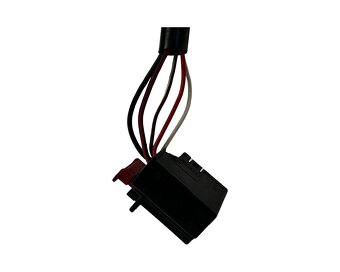 Levé zpětné zrcátko šedá metalíza LZ7Q Audi A6 C6 4F 2006 - 4