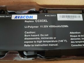 Baterie HP EliteBook 850 G7, 850 G8 Li-Pol 11,55V 4500mAh - - 4