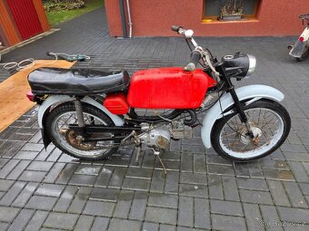 Jawa 23 Mustang bez TP, červený 3. - 4