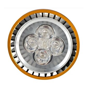 Pěstební LED žárovka 5W - černá, patice E27 (do lampičky) - 4