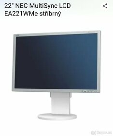 Monitor NEC MultiSync LCD EA221WMe stříbrný - 4