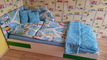 čelo postele, povlečení a přehoz - 4
