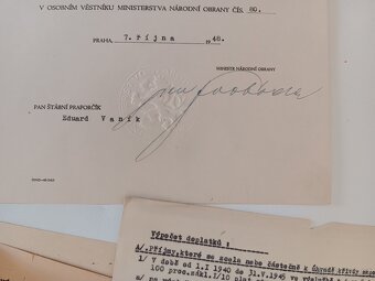 Vojenské doklady podpis gen Svobody - 4