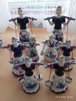 Cibulák porcelán motiv Holandsko - 4