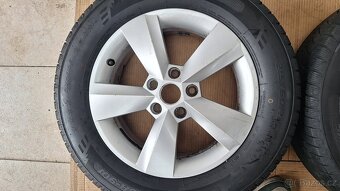 Alu kola Škoda 16" 5x112 zimní pneu 215/60 R16 6+mm Karoq - 4