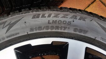 Zimní zánovní sada MG ZS 5x112 R17 pneu 215/50/17 - 4