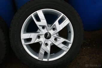 zimni pneu a alu kola Ford Transit 5x160 hezky model kol R17 - 4