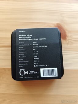 Stříbrná mince 1oz První Čechoslovák ve vesmíru - 4