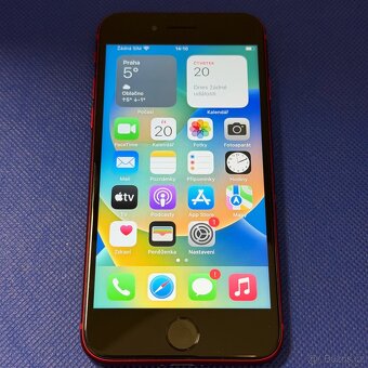 iPhone SE2020 64GB Red,nová baterie 100% - 4