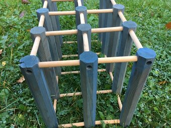 Domácí vinotéka - stojan na lahve - 4