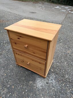 2ks- noční stolek IKEA Hurdal - 4