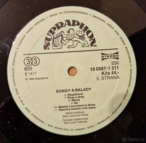 LP vinyl - LP Marta Kubišová: Songy A Balady 1990 - 4