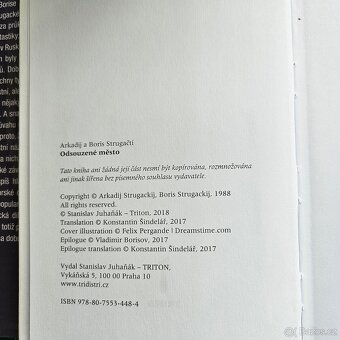 kniha Odsouzené město, Boris Strugackij , Arkadij Strugackij - 4