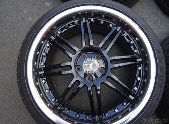 Alu disky límcové na Mercedes, 19", 5x112,ET 45, letní sada - 4