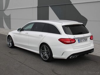 C63 AMG,W205,350kw,LED,NAPPA,ACC,HUD,360°Kamery,POLAR bílá - 4
