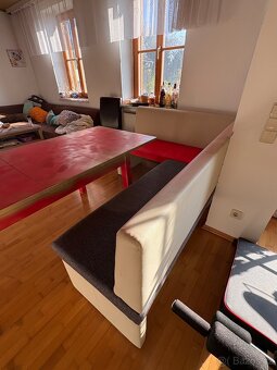 Rohová lavice + stůl - 4