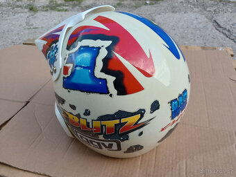 Helma agv BLITZ motokros, čtyřkolka, enduro stav - použitá - 4