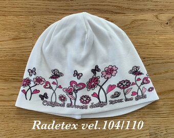 Čepice & čepičky přechodné Radetex HM vel. 104/110 - 4