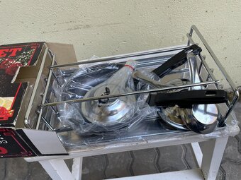 Raclette set pro 2 osoby - Gourmet set -Vaření bez elektřiny - 4